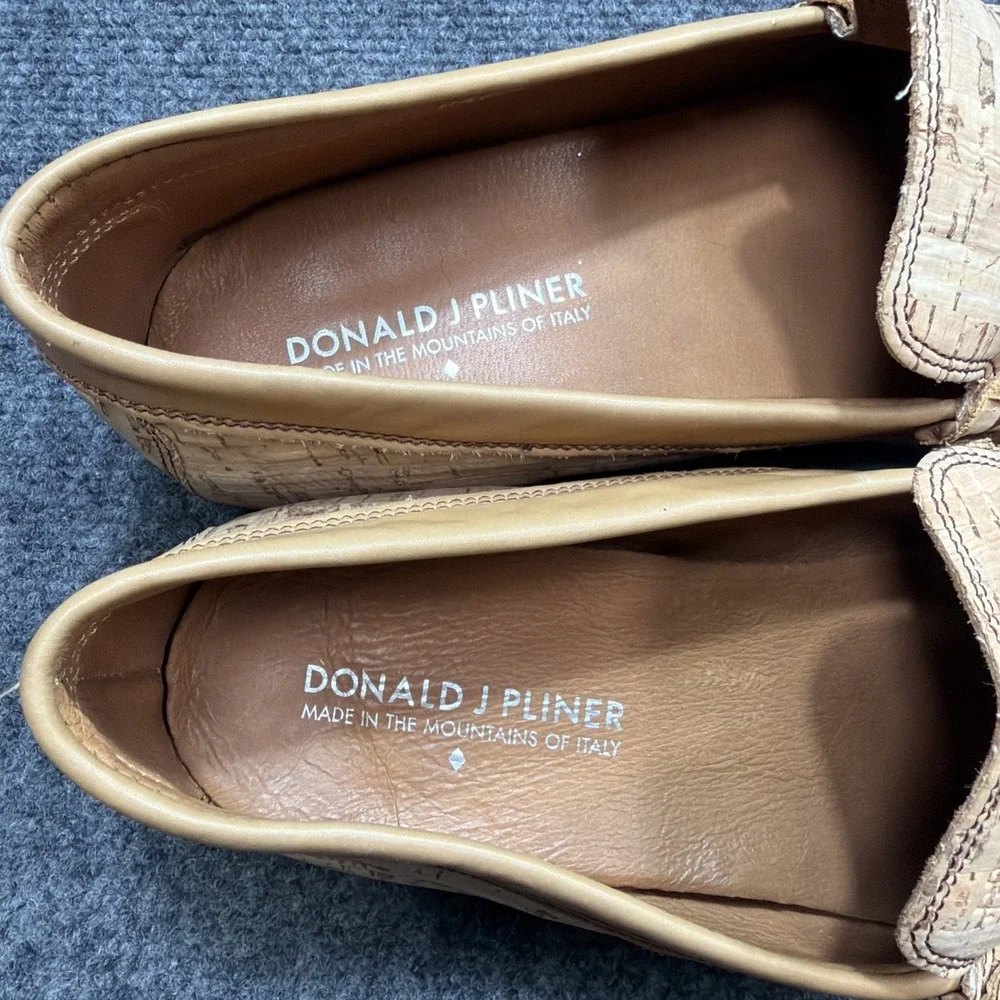 Donald Pliner Dacio Horsebit Loafers Dress Shoes Mens Size 13 M Cork Made Italy